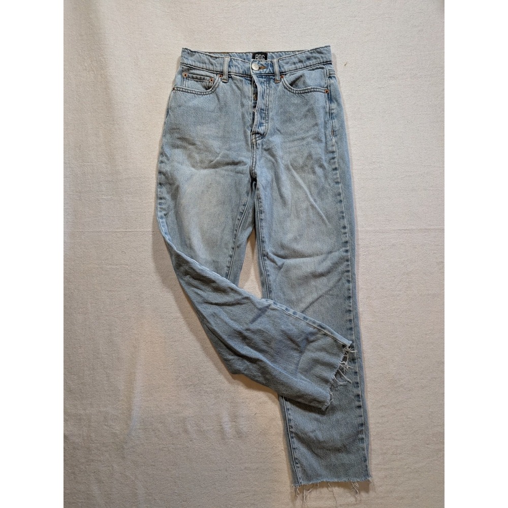 BDG urban outfitters slim straight light wash 100% cotton jeans size 26 - Picture 1 of 5